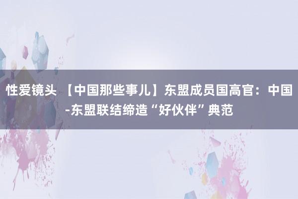 性爱镜头 【中国那些事儿】东盟成员国高官：中国-东盟联结缔造“好伙伴”典范