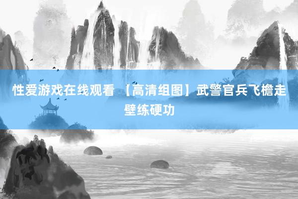 性爱游戏在线观看 【高清组图】武警官兵飞檐走壁练硬功